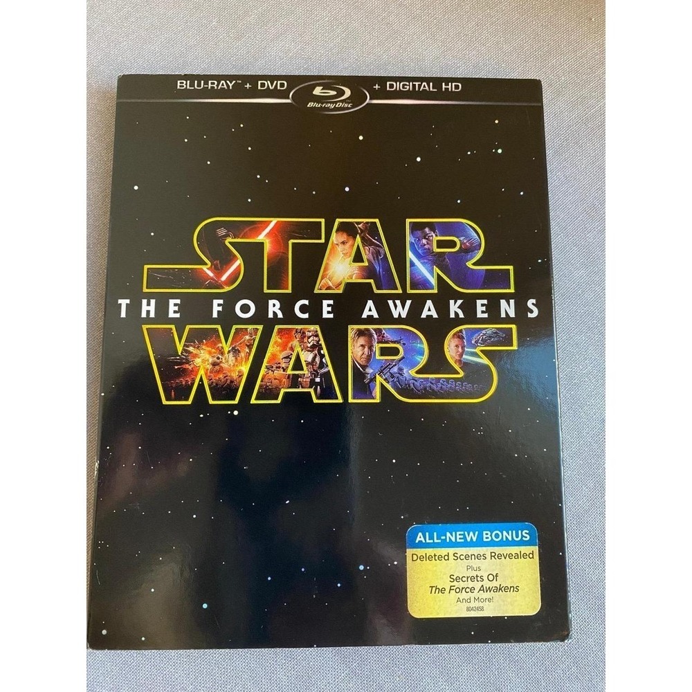 Star Wars Episode VIll The Force Awakens Blu-ray 2015 Digital Code Sealed DVD